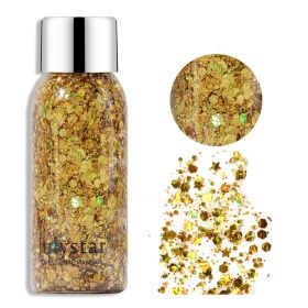 Liquid Glitter Eyeshadow Quick Drying Long Lasting Sparkling Metallic High Pigmented Glitter Eye Shadow (Color: 09)
