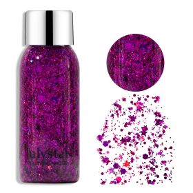 Liquid Glitter Eyeshadow Quick Drying Long Lasting Sparkling Metallic High Pigmented Glitter Eye Shadow (Color: 03)