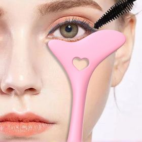 1pcs Silicone Eyeliner Makeup Stencils Multifunctional Drawing Lipstick Wearing Aid Face Cream Mask Applicator Beauty Tool (Color: purple)